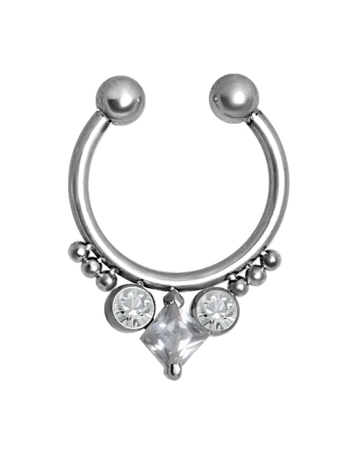 JEWELLED FAKE SEPTUM - Pierceright